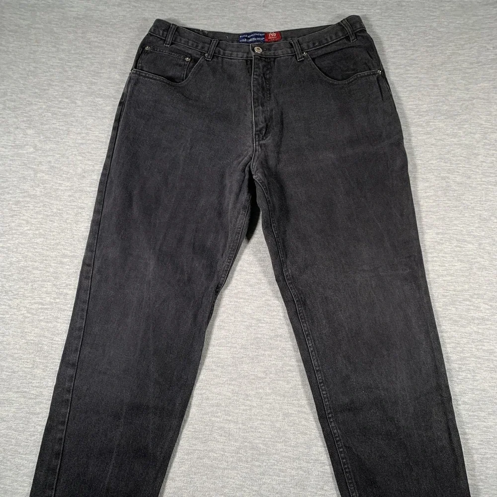 Vintage Bugle Boy Company Jeans Mens 38x30‎ Gray 740 Relaxed Straight Denim 90s